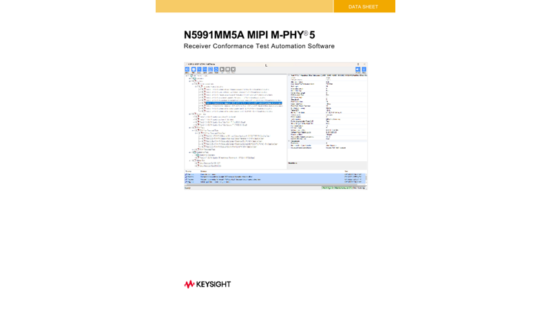 N5991MM5A MIPI M-PHY v5.0 Receiver Conformance Test Software
